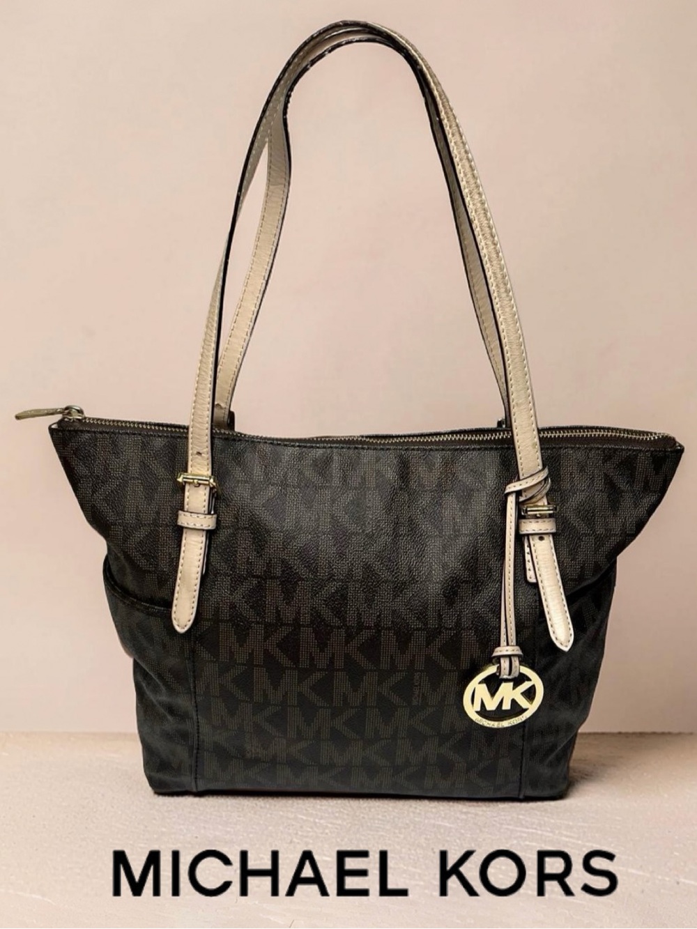 Michael Kors Jet Set Brown East West Tote